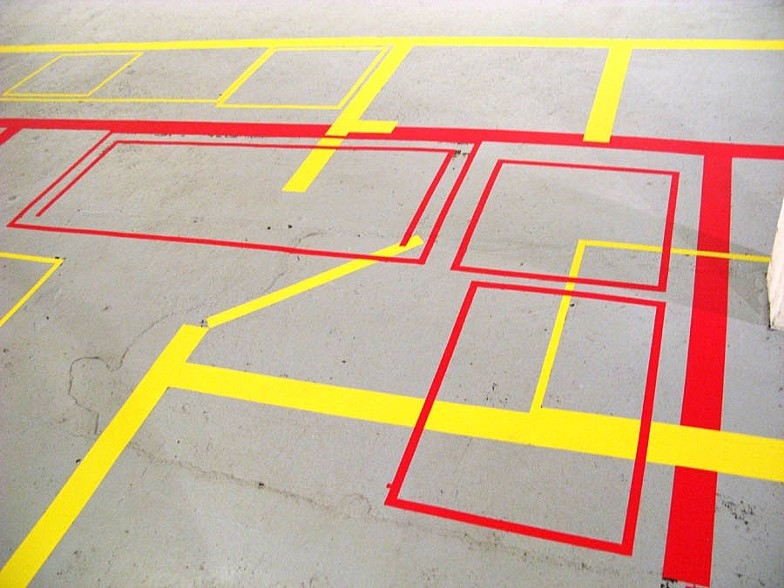Installation view floor
